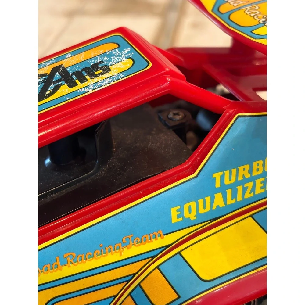 Vintage Acetec Turbo Equalizer RC Buggy Red Off Road Racing Car Made Korea WORKS